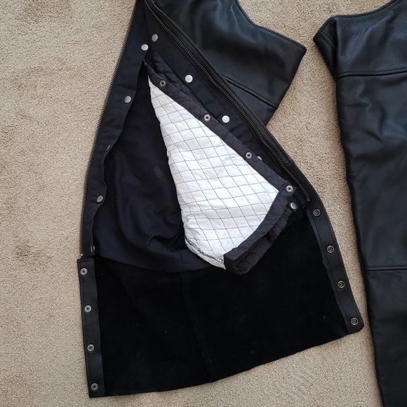 Xpert Performance Gear 4X Black Leather Chaps - Picture 5 of 6